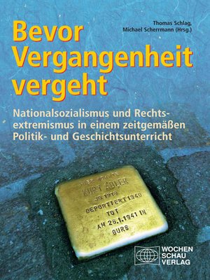 cover image of Bevor Vergangenheit vergeht